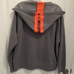 Under Armour Hooded 1/2 Zip Front Closure Loose Fitting Sweatshirt